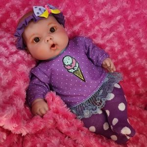 🎨 OOAK 13.5" Berenguer Baby Reborn Doll Repaint Restyle